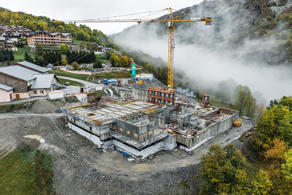 Construction du centre de bien-être de Belleville